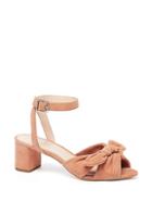 Loeffler Randall Jill Knotted Suede Ankle-strap Sandals