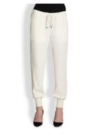 Vince Strapping Leather Stripe Sweatpants