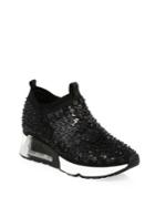 Ash Lightning Star Sequined Sneakers