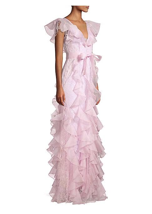Alice Mccall My Baby Love Ruffle Gown