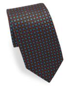 Charvet Square Pattern Silk Tie