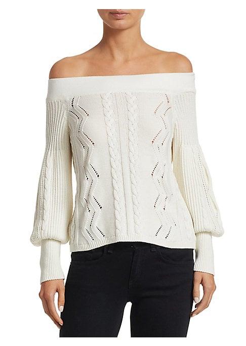 Dh New York Off-the-shoulder Sweater