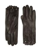 Burberry The Primrose Leather Lace Gloves