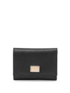 Dolce & Gabbana Large Grained Leather Bi-fold Wallet