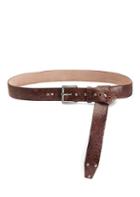 Brunello Cucinelli Cracked Leather Belt