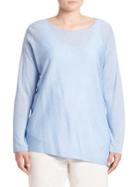 Eileen Fisher, Plus Size Asymmetrical Sweater