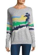 360 Cashmere Sunny Print Sweater