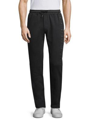 Burberry Embroidered Drawstring Sweatpants