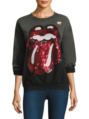 Madeworn Rolling Stones Sequin Sweatshirt