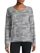 Monrow Camouflage-print Sweatshirt