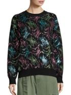 Marc Jacobs Embellished Long Sleeve Pullover