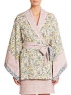 Liberty Multi-print Floral Short Kimono