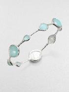 Ippolita Clear Quartz, Mother-of-pearl And Sterling Silver Bracelet