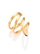 Ginette Ny Wise Large 18k Rose Gold Ring