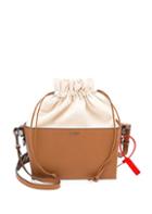 Off-white Leather And Canvas Soft Boxy Bag