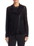 Akris Punto Lace Dot Jacket