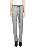 Off-white Checked Cigarette Pants