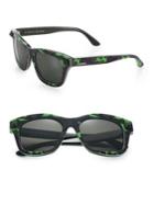 Valentino Garavani 53mm V656scm Rockstud Plastic Camouflage Wayfarer Sunglasses