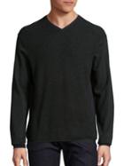 Zachary Prell Colorblock V-neck Sweater