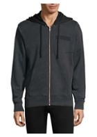 Ovadia & Sons Washed Cotton Zip-up Hoodie