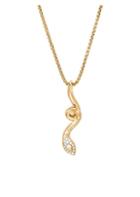 John Hardy Legends Cobra 18k Yellow Gold & Diamond Pendant Necklace