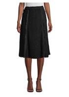 Donna Karan New York Textured Pleat A-line Skirt