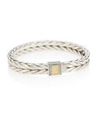 John Hardy Chain Sterling Silver & 18k Bonded Yellow Gold Bracelet