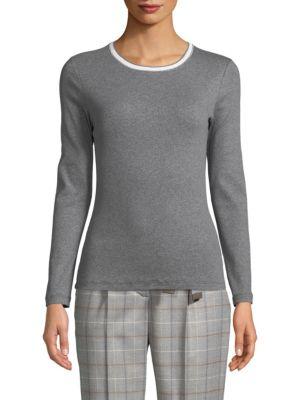Peserico Ribbed Cotton Pullover