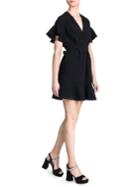 Miu Miu Flutter Sleeve Mini Dress