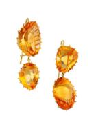 Renee Lewis 18k Yellow Gold & Citrine Earrings