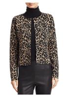 Saks Fifth Avenue Collection Leopard-print Doubleface Cropped Jacket