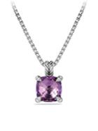 David Yurman Chatelaine Pendant Necklace With Gemstone And Diamonds