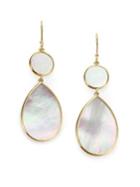 Ippolita Polished Rock Candy Mother-of-pearl & 18k Yellow Gold Snowman Drop Earrings