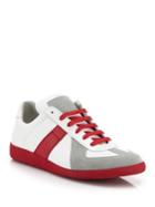 Maison Margiela Replica Low-top Two-toned Calf Leather Sneakers