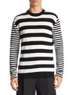 Mcq Alexander Mcqueen Fine Striped Sweater
