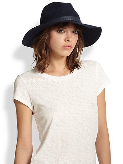 Rag & Bone Wide Brim Wool Fedora