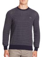 Lacoste Long Sleeve Patterned Sweater