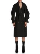 Burberry Double Breasted Asymmetric Coat