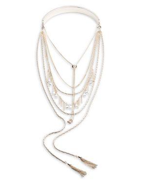 Abs By Allen Schwartz Jewelry Collar And Layered Chain Necklace