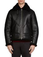 Acne Studios Leather Shearling Jacket
