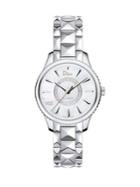 Dior Dior Viii Montaigne Diamond, Mother-of-pearl & Stainless Steel Automatic Bracelet Watch