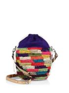 Rebecca Minkoff Mini Straw Basket Crossody Bag