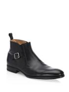 Saks Fifth Avenue Collection Zip Leather Ankle Boots