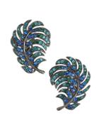 Kenneth Jay Lane Peacock Earrings