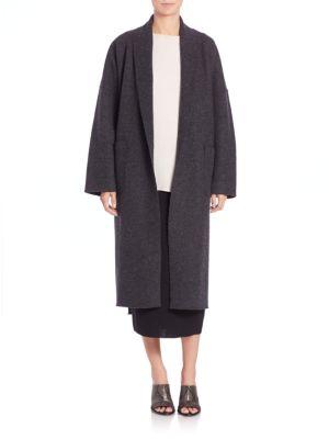 Eileen Fisher Icon Boiled Wool Coat