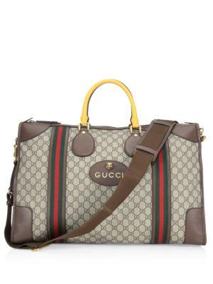Gucci Zip Logo Duffle Bag