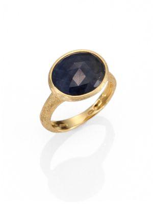Marco Bicego Siviglia Sapphire & 18k Yellow Gold Cocktail Ring