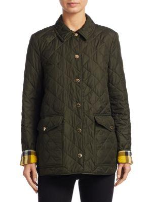 Burberry Quilted Military Jacket