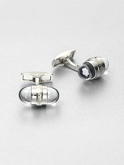 Montblanc Stainless Steel Cuff Links