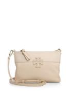 Tory Burch Stacked T Leather & Suede Crossbody Bag